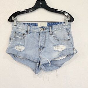 One Teaspoon Bandits Low Waist Denim Shorts Women’s Size 25